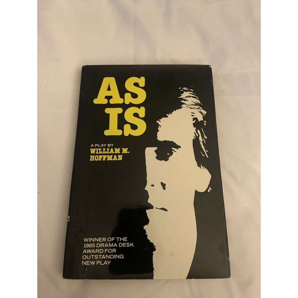 1985 Theatre Script: As Is, a Love Story by William Hoffman Hardcover